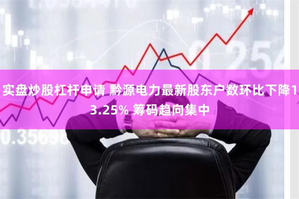 实盘炒股杠杆申请 黔源电力最新股东户数环比下降13.25% 筹码趋向集中