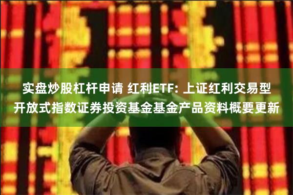 实盘炒股杠杆申请 红利ETF: 上证红利交易型开放式指数证券投资基金基金产品资料概要更新