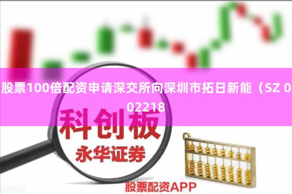 股票100倍配资申请深交所向深圳市拓日新能（SZ 002218